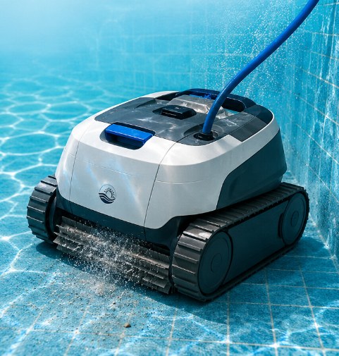 Robô aspirador automático de piscina